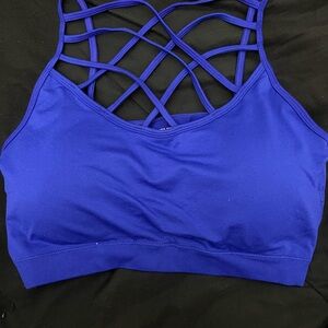 Zenana Outfitters Blue Strappy Bra Intimates